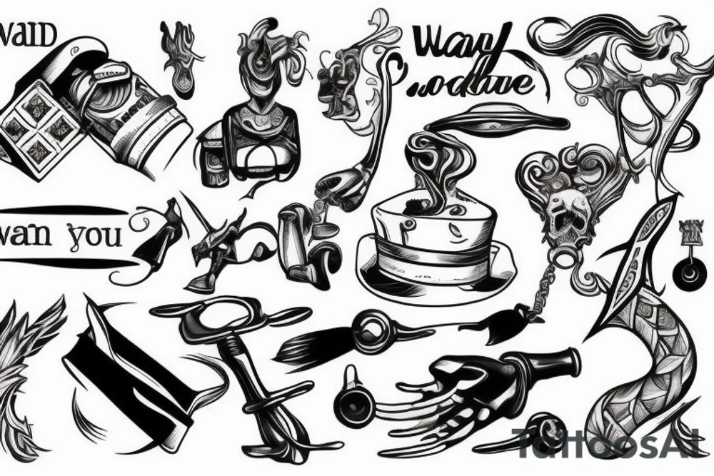 You want to have the whip in your hand! tattoo idea