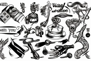 You want to have the whip in your hand! tattoo idea