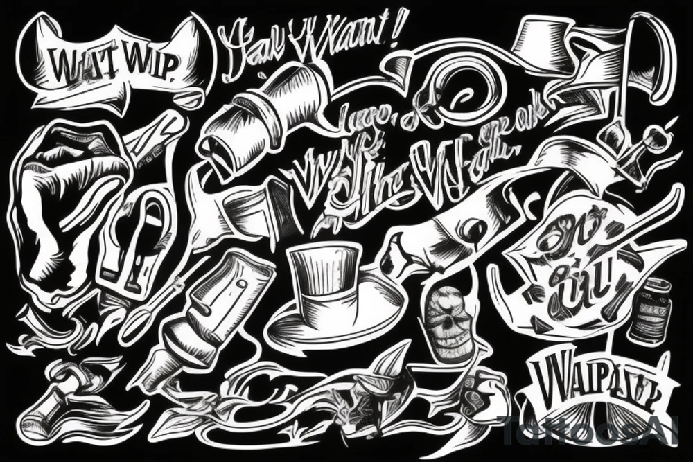 You want to have the whip in your hand! tattoo idea