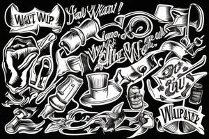 You want to have the whip in your hand! tattoo idea