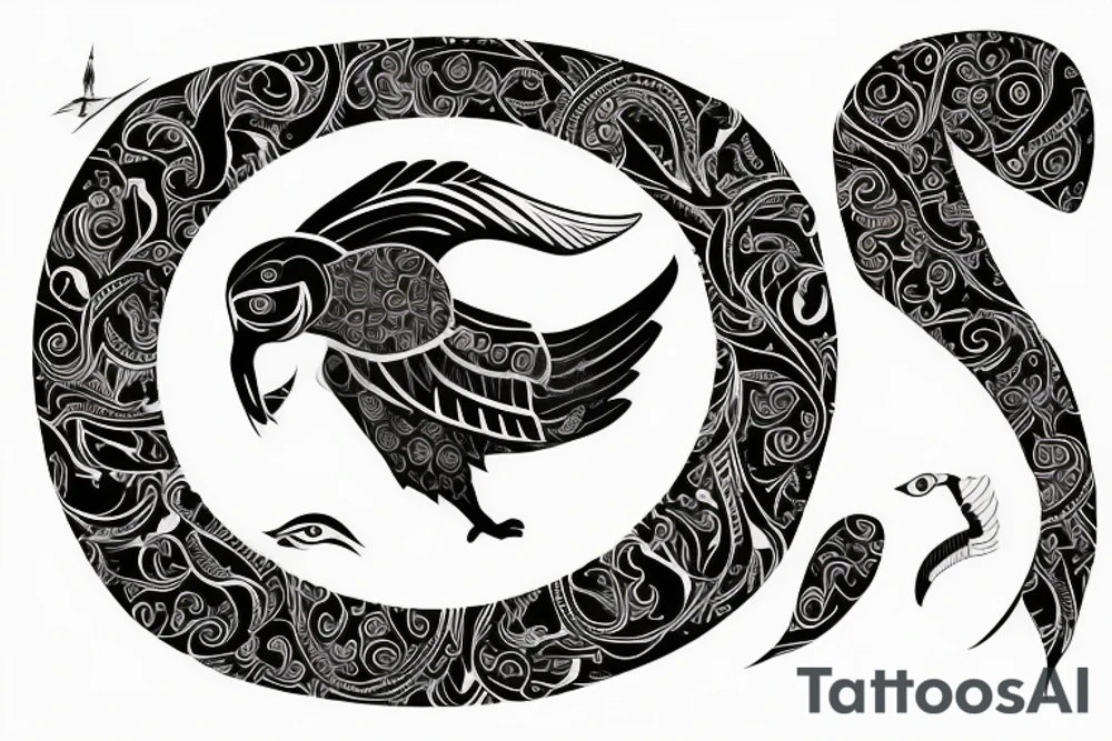 Punjab map with hawk and punjabi alphabets tattoo idea