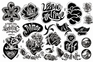 The meaning of life tattoo idea