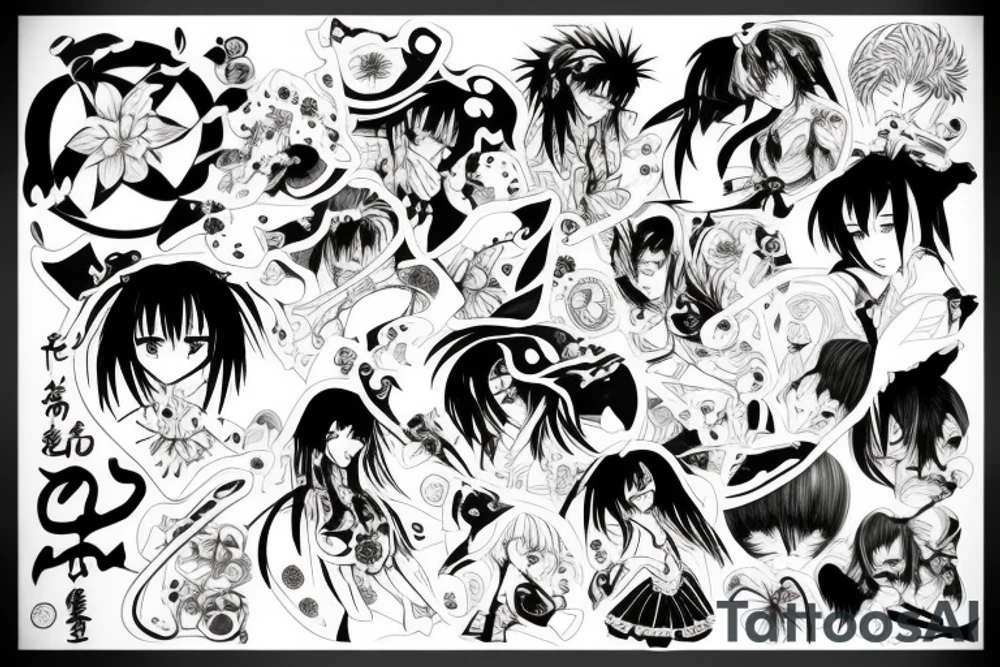 anime tattoo idea