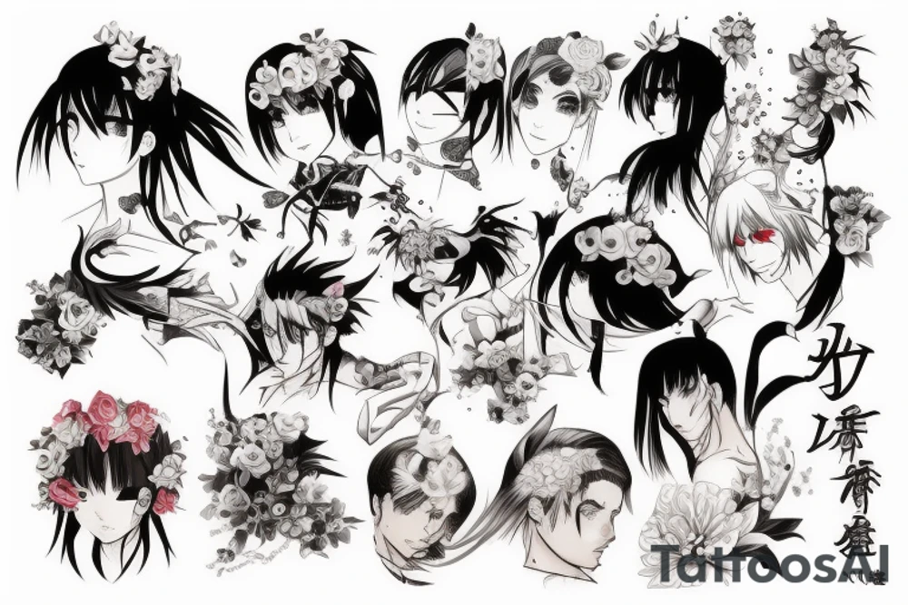 anime tattoo idea