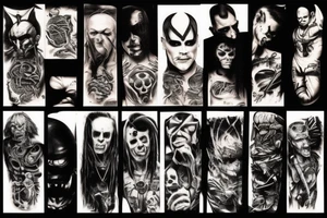 The guy from the album covers of the band Disturbed tattoo idea