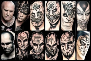 The guy from the album covers of the band Disturbed tattoo idea