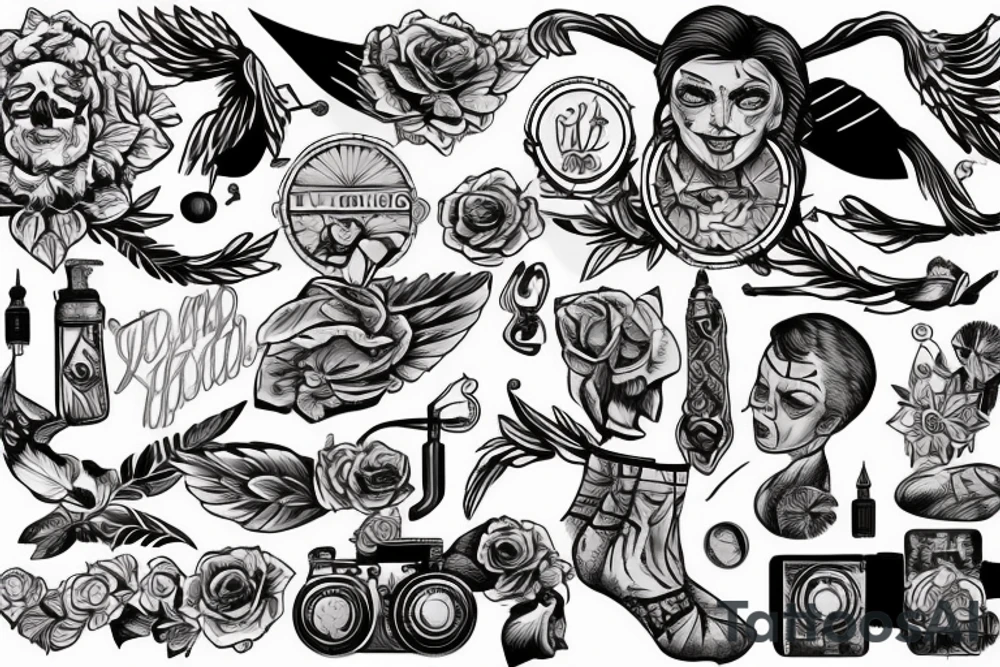 знак зодиака лев tattoo idea