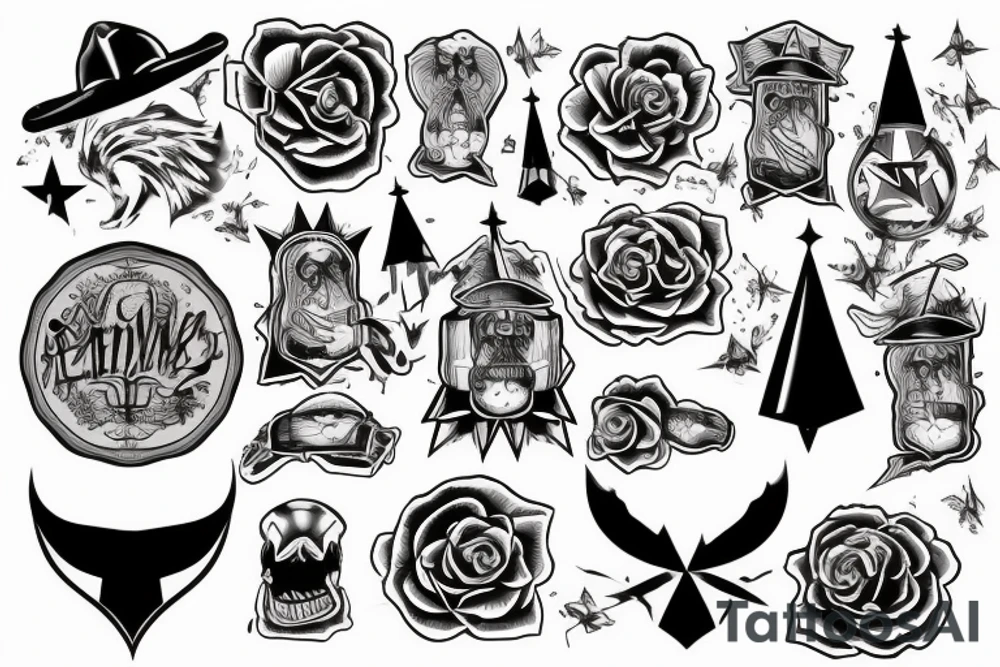знак зодиака лев tattoo idea