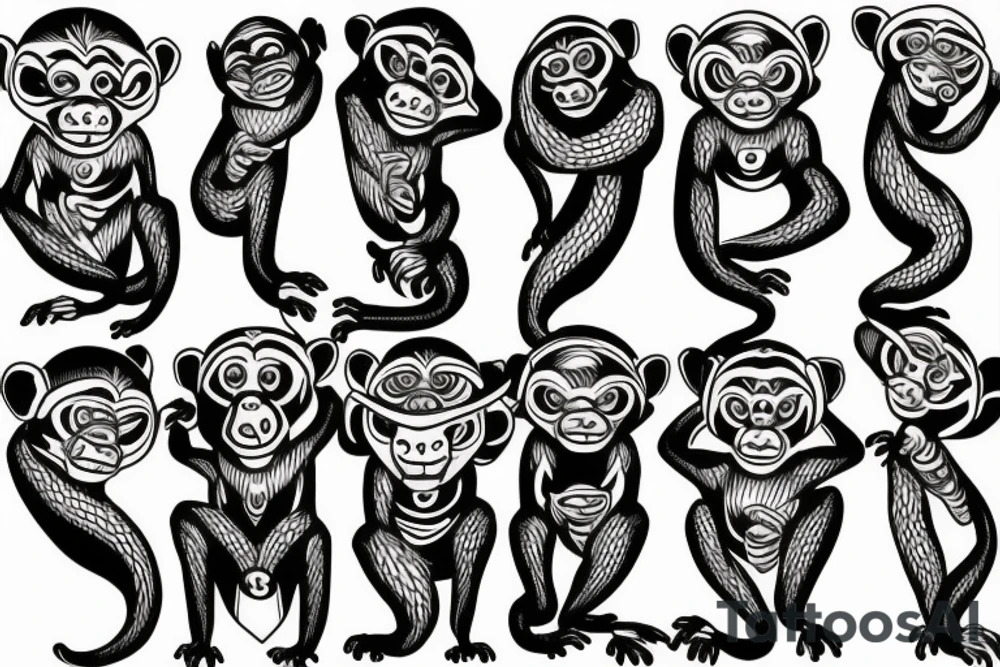 Fire Monkey tattoo idea