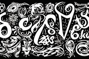Name Spike tattoo idea