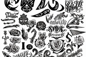 Name Spike tattoo idea