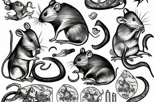 Rat adventurer tattoo idea