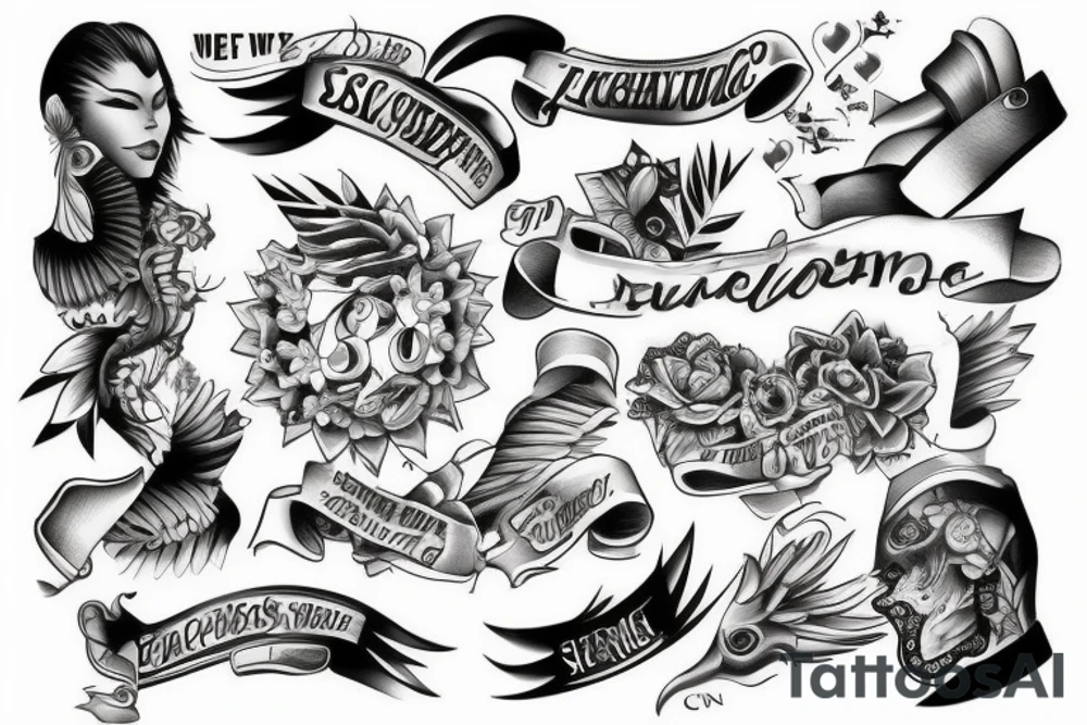 Searching for success tattoo idea