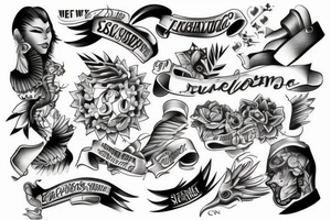 Searching for success tattoo idea