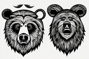 man bear pig tattoo idea