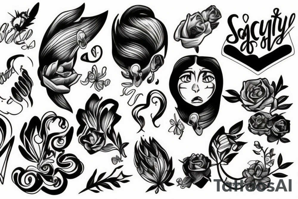 Beauty in the struggle ugliness in the success tattoo idea