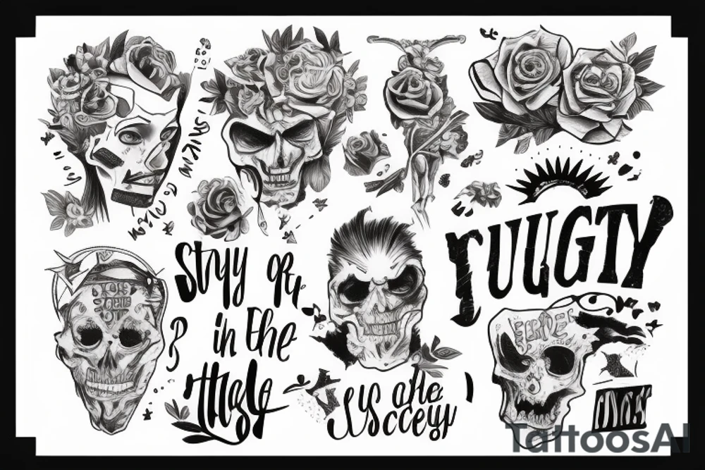 Beauty in the struggle ugliness in the success tattoo idea