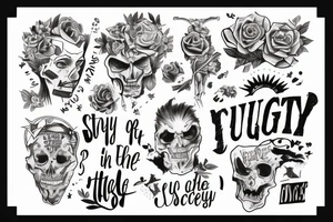 Beauty in the struggle ugliness in the success tattoo idea