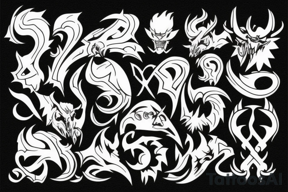Devil tattoo idea