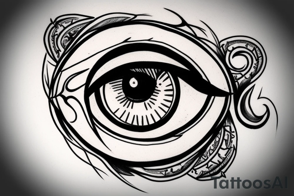 eye of horus tattoo idea