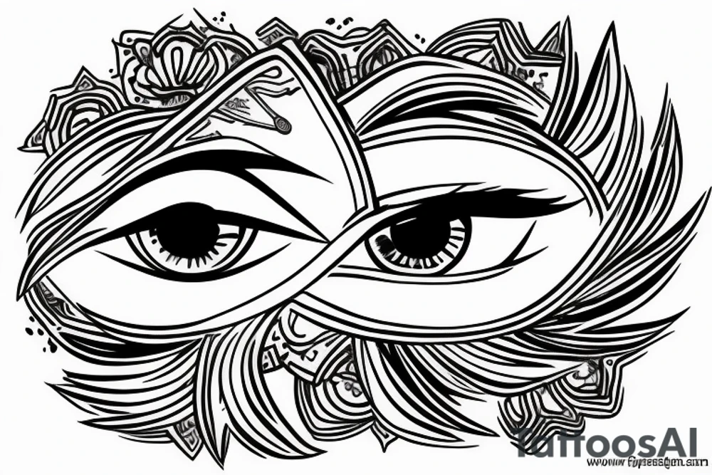 eye of horus tattoo idea