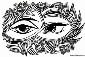 eye of horus tattoo idea