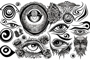 third eye tattoo idea