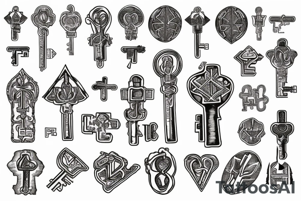 The ankh or key of life tattoo idea