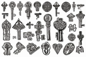 The ankh or key of life tattoo idea
