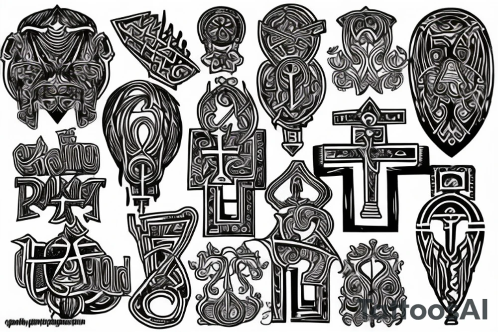 The ankh or key of life tattoo idea