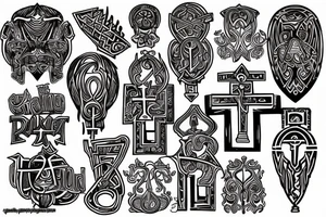 The ankh or key of life tattoo idea