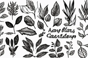 Anything plant related tattoo idea