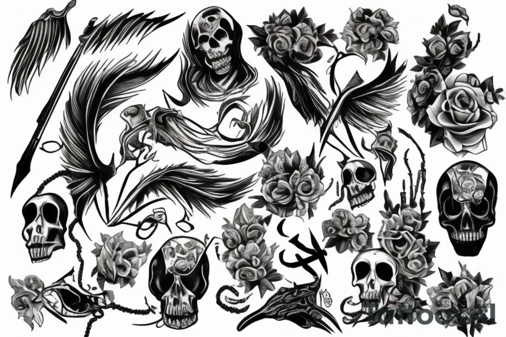 reaper tattoo idea