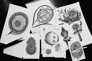 Alein planet insipired in Melancolia film. tattoo idea