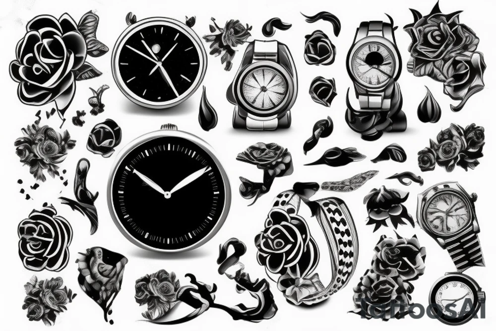 Hot black tattoo idea
