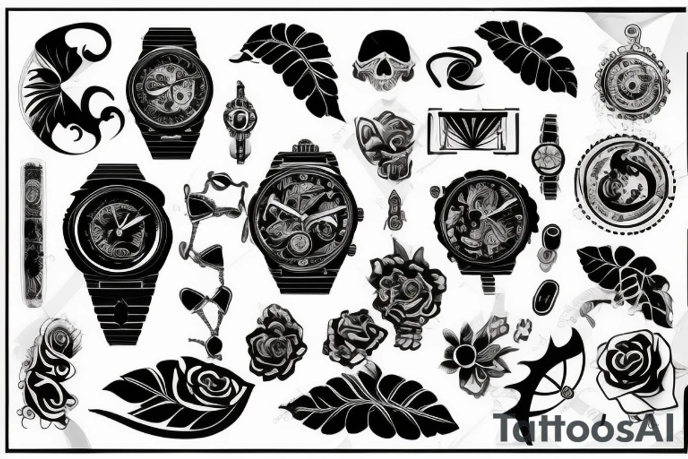 Hot black tattoo idea