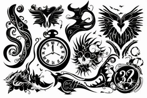 Hot black tattoo idea