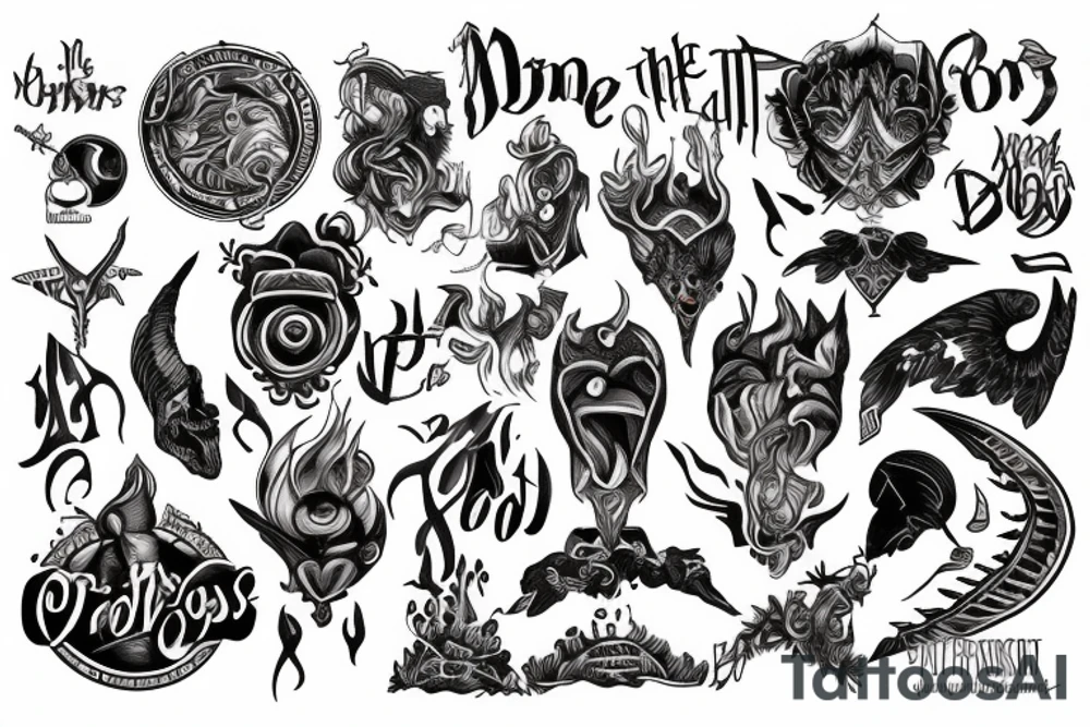 “on the ground with the gods” tattoo idea