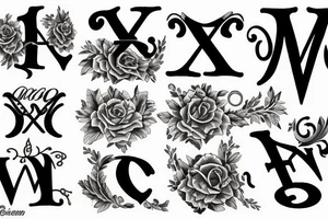 Roman numerals on December 12 tattoo idea