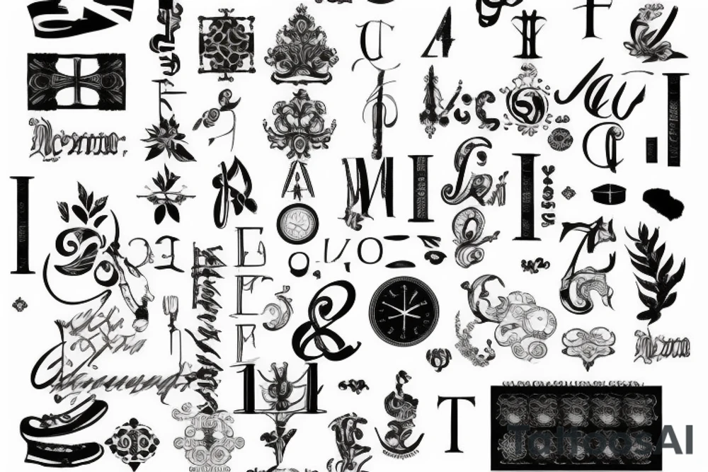 Roman numerals on December 12 tattoo idea