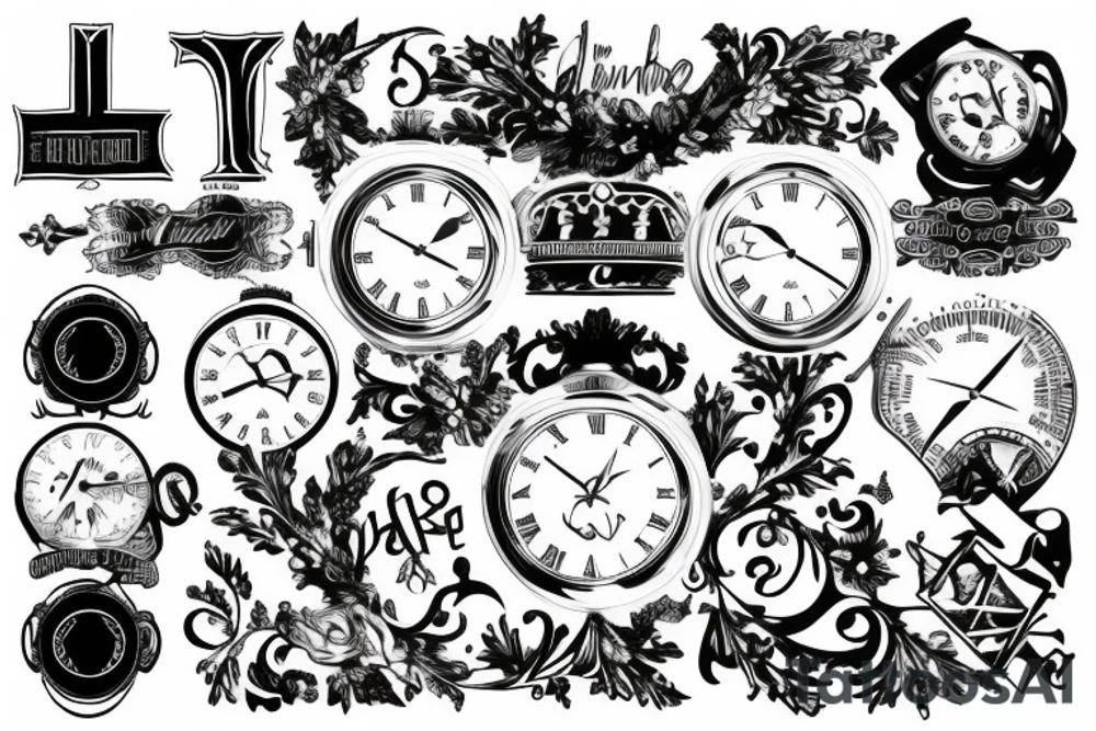 Roman numerals on December 12 tattoo idea