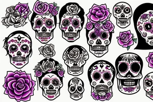 day of the dead goddess tattoo idea