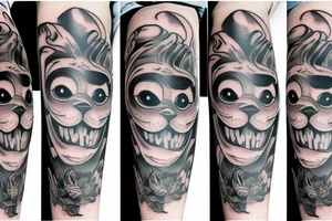 Cheshire Cat tattoo idea