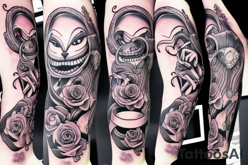 Cheshire Cat tattoo idea