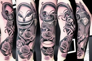 Cheshire Cat tattoo idea
