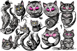 Cheshire Cat tattoo idea