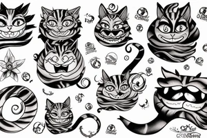 Cheshire Cat tattoo idea