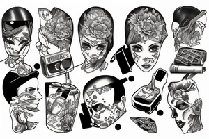 orange juice box tattoo idea