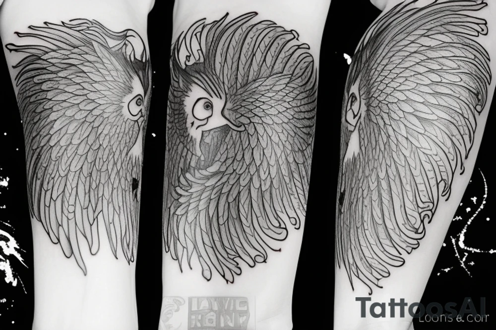 Phoenix tattoo idea