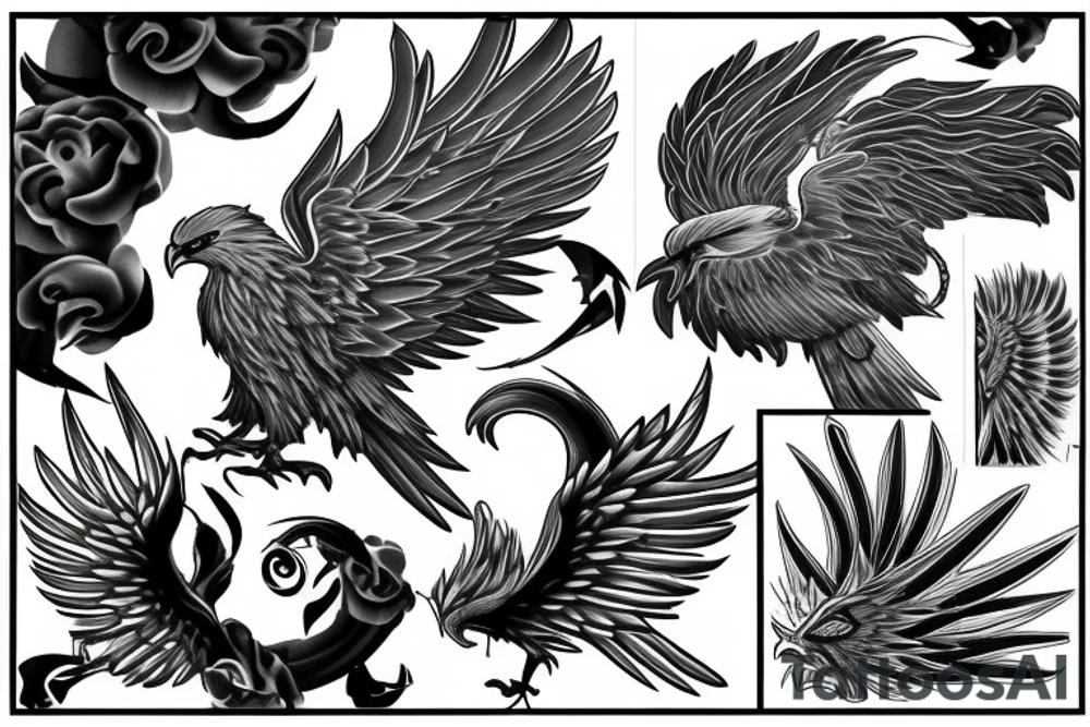 Phoenix tattoo idea